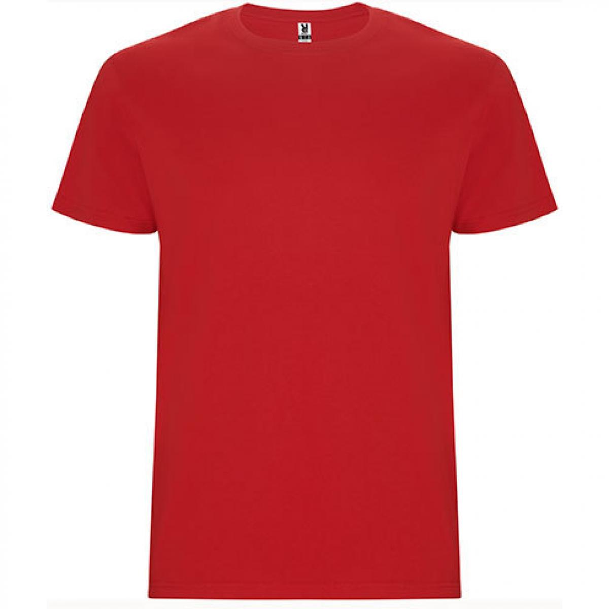 Hersteller: Roly Herstellernummer: CA6681 Artikelbezeichnung: Stafford T-Shirt - Doppellagiger Rundhalskragen Farbe: Red 60