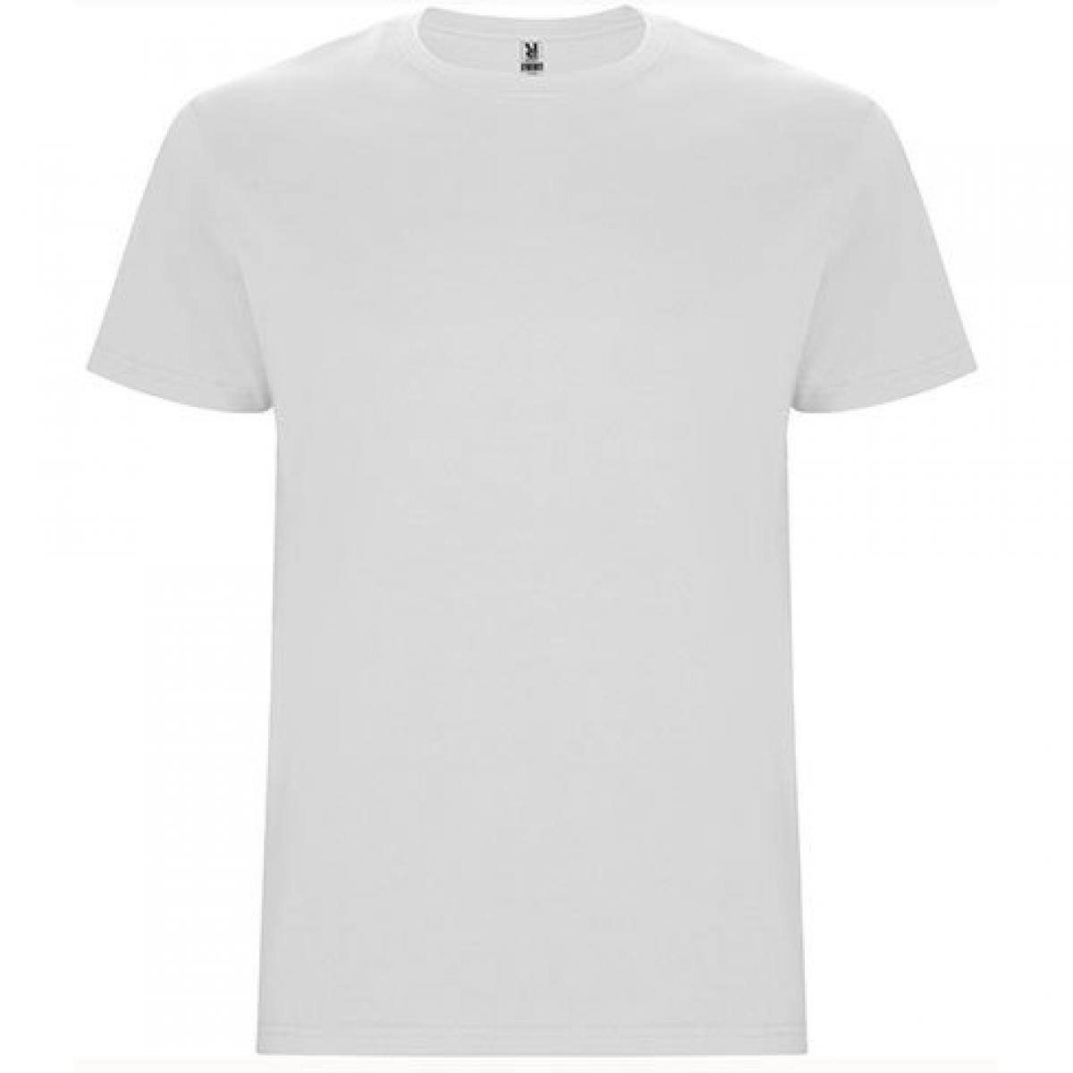 Hersteller: Roly Herstellernummer: CA6681 Artikelbezeichnung: Stafford T-Shirt - Doppellagiger Rundhalskragen Farbe: White 01
