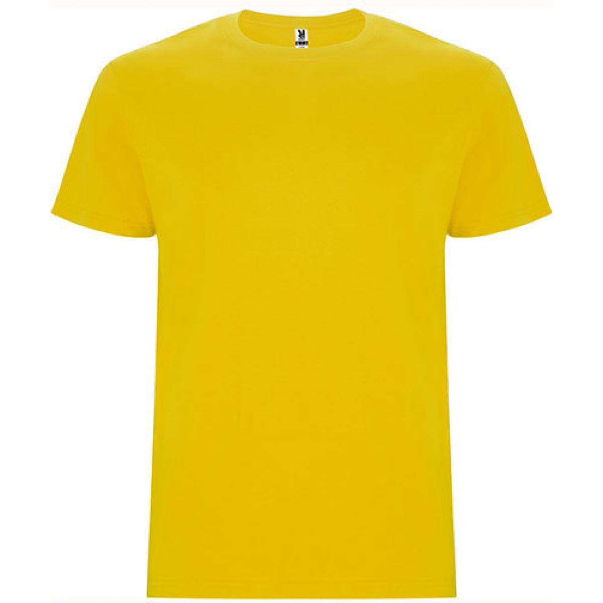 Hersteller: Roly Herstellernummer: CA6681 Artikelbezeichnung: Stafford T-Shirt - Doppellagiger Rundhalskragen Farbe: Yellow 03