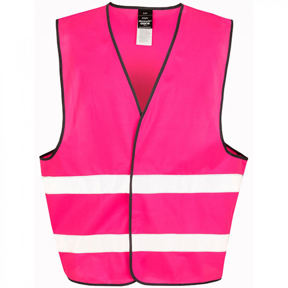 Hersteller: Result Core Herstellernummer: R200X Artikelbezeichnung: Motorist Safety Vest / ISOEN20471:2013, Klasse 2 Farbe: Fluorescent Pink