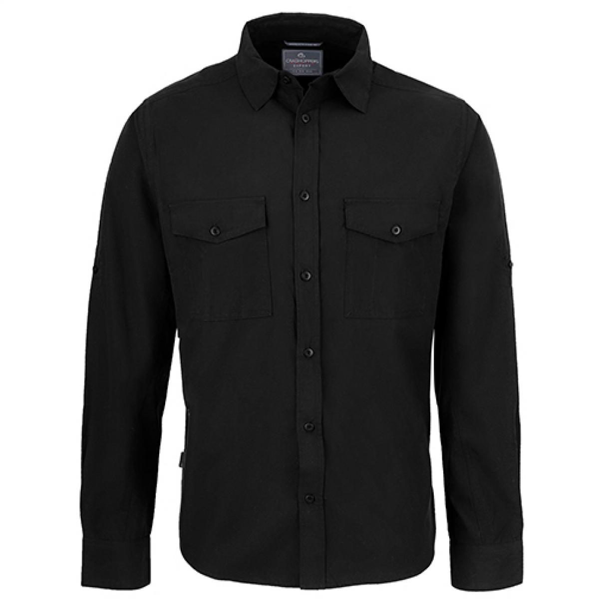 Hersteller: Craghoppers Expert Herstellernummer: CES001 Artikelbezeichnung: Expert Kiwi Long Sleeved Shirt Farbe: Black