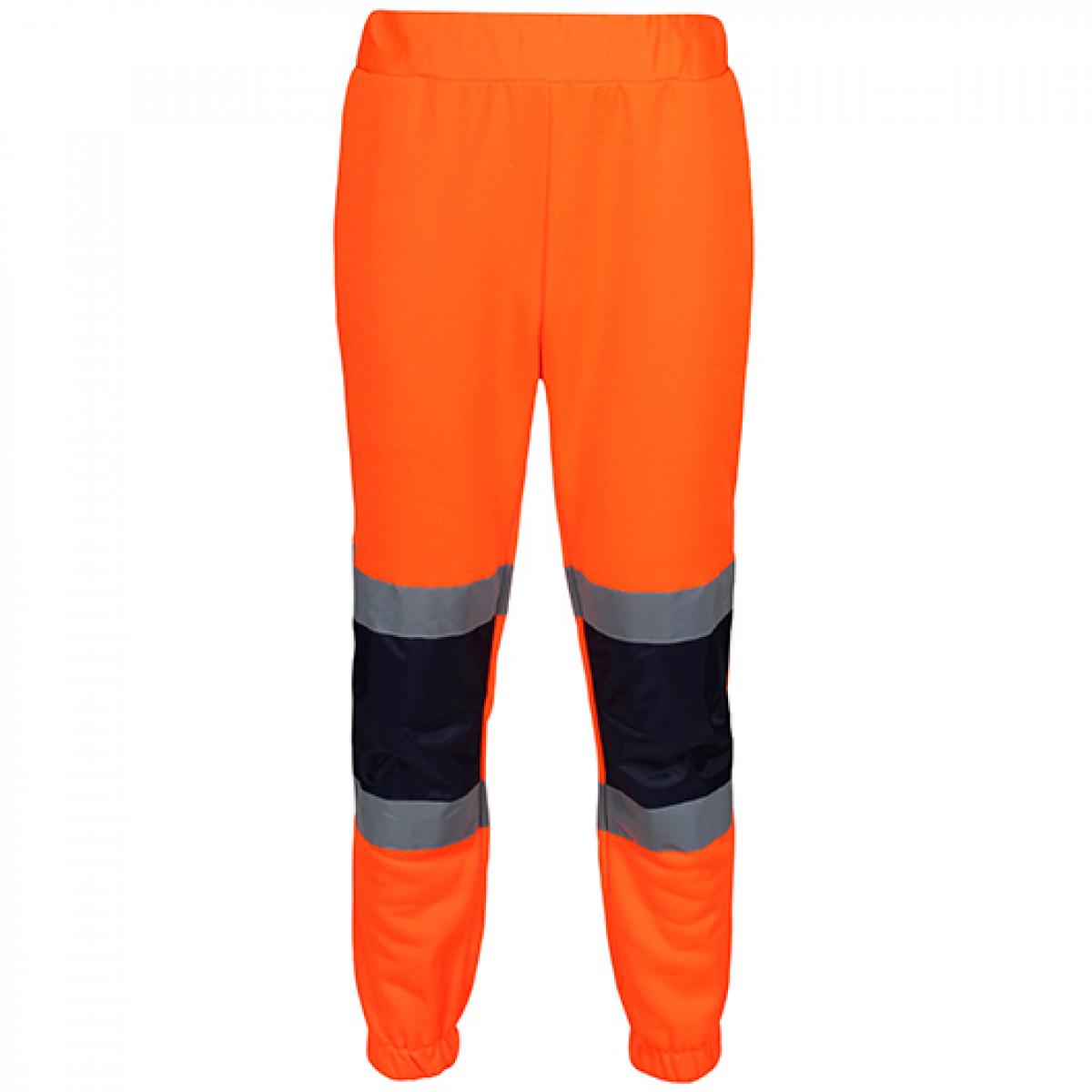 Hersteller: Regatta High Visibility Herstellernummer: TRJ503 Artikelbezeichnung: Pro Hi Vis Joggers - Sicherheits Jogginghose Farbe: Orange/Navy
