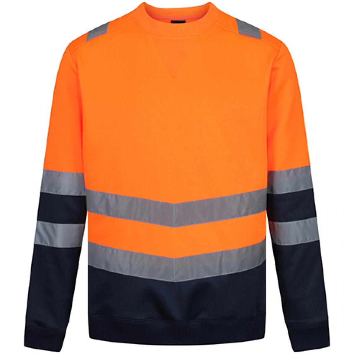 Hersteller: Regatta High Visibility Herstellernummer: TRF656 Artikelbezeichnung: Pro Hi Vis Sweat Top - Sicherheitssweatshirt Farbe: Orange