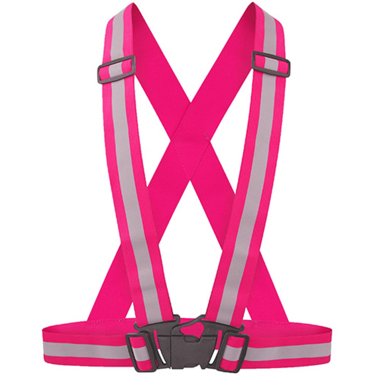 Hersteller: Korntex Herstellernummer: KXZBAND Artikelbezeichnung: Reflective Body Belt Prague Sicherheitsweste Farbe: Pink