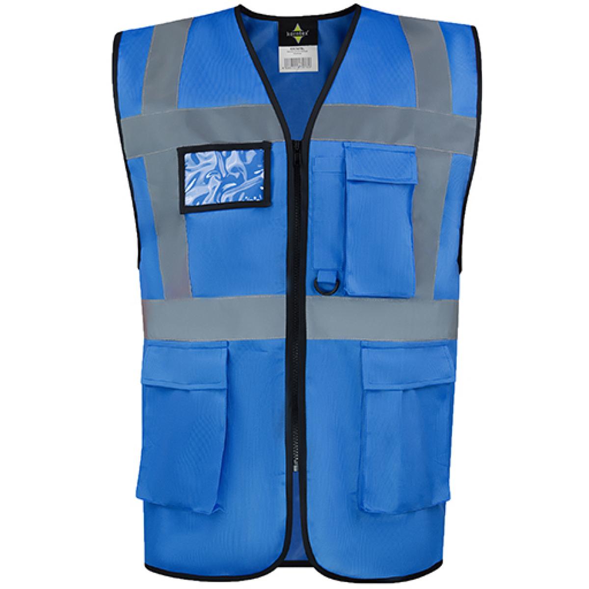 Hersteller: Korntex Herstellernummer: KXCMF Artikelbezeichnung: Comfort Executive Multifunctional Safety Vest Hamburg Farbe: Blue