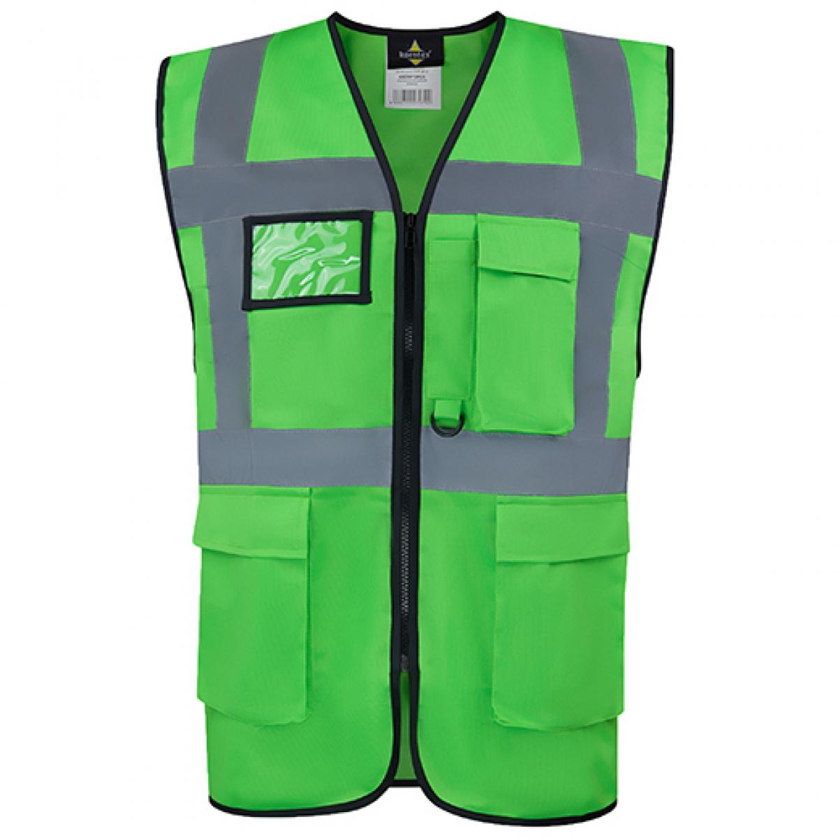Hersteller: Korntex Herstellernummer: KXCMF Artikelbezeichnung: Comfort Executive Multifunctional Safety Vest Hamburg Farbe: Green