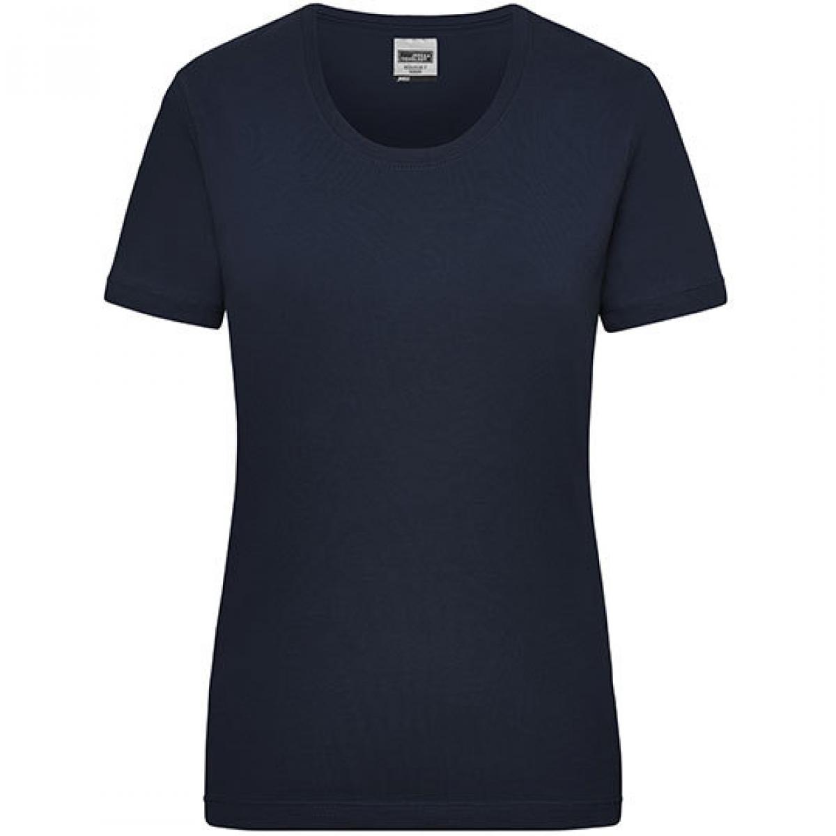 Hersteller: James+Nicholson Herstellernummer: JN 802 Artikelbezeichnung: Workwear-T Women Damen T-Shirt Farbe: Navy
