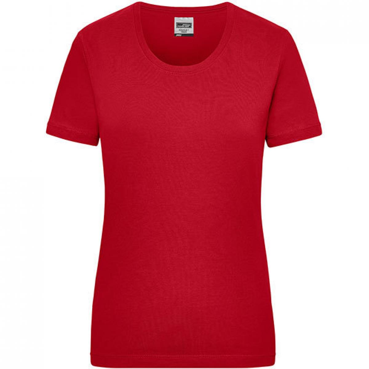 Hersteller: James+Nicholson Herstellernummer: JN 802 Artikelbezeichnung: Workwear-T Women Damen T-Shirt Farbe: Red