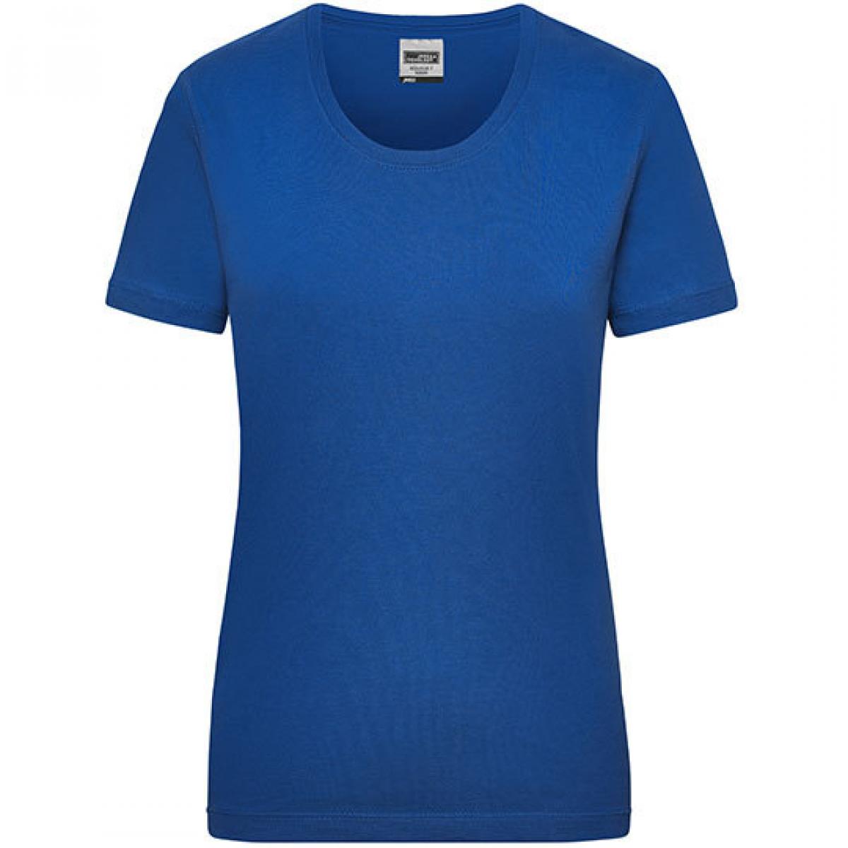 Hersteller: James+Nicholson Herstellernummer: JN 802 Artikelbezeichnung: Workwear-T Women Damen T-Shirt Farbe: Royal