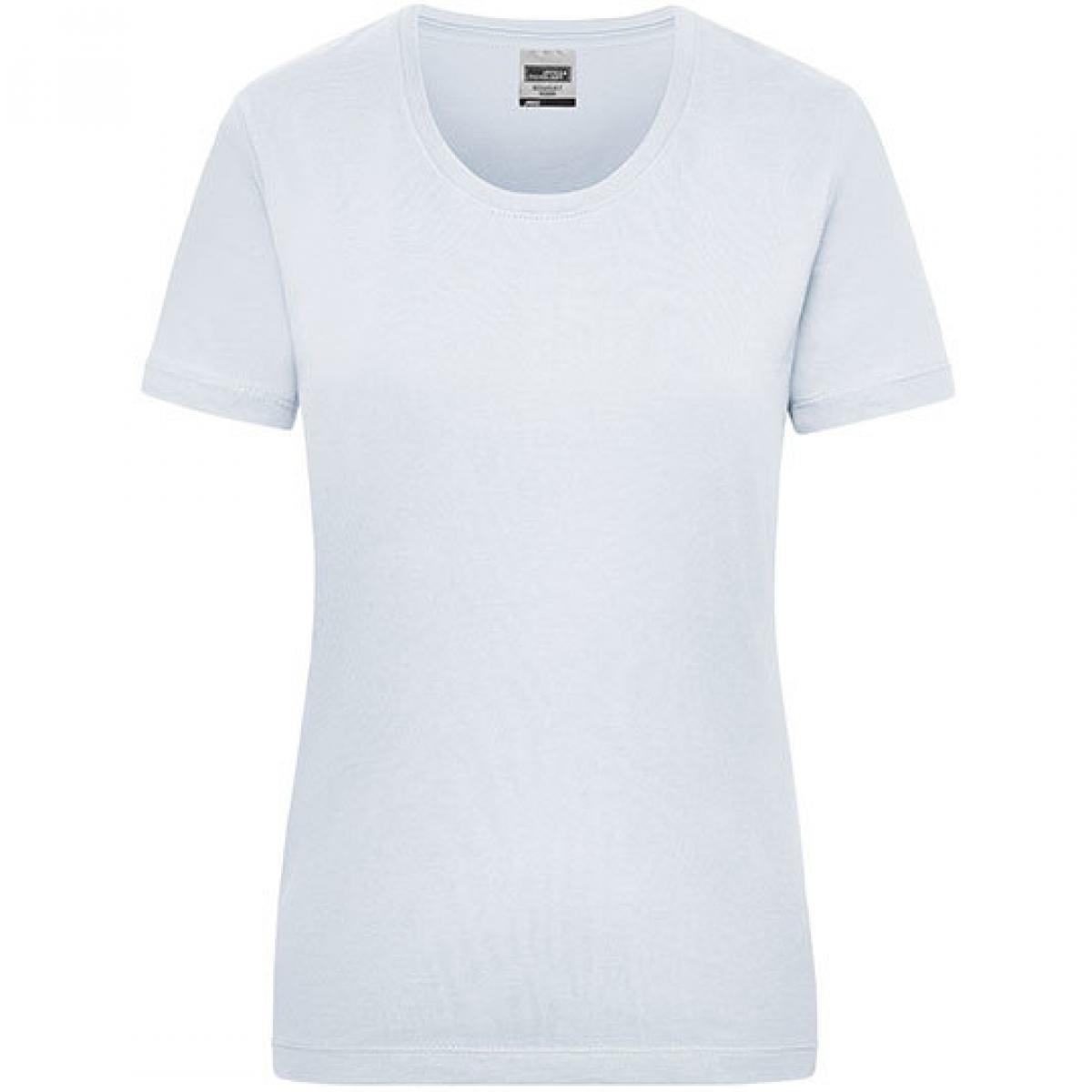 Hersteller: James+Nicholson Herstellernummer: JN 802 Artikelbezeichnung: Workwear-T Women Damen T-Shirt Farbe: White