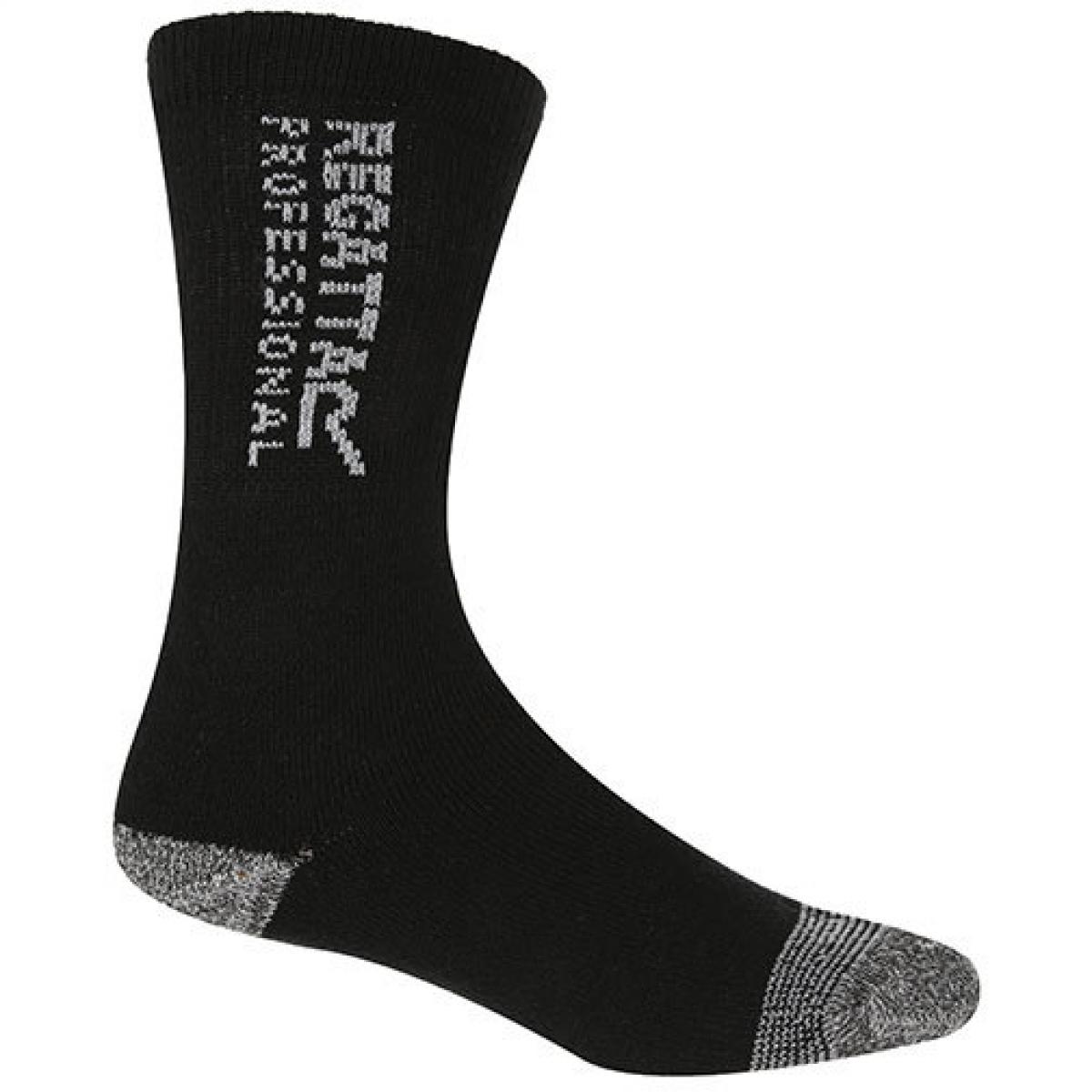 Hersteller: Regatta Hardwear Herstellernummer: RMH003 Artikelbezeichnung: Herren Arbeiter Socken 3er Pack - Workwear Socks Farbe: Black