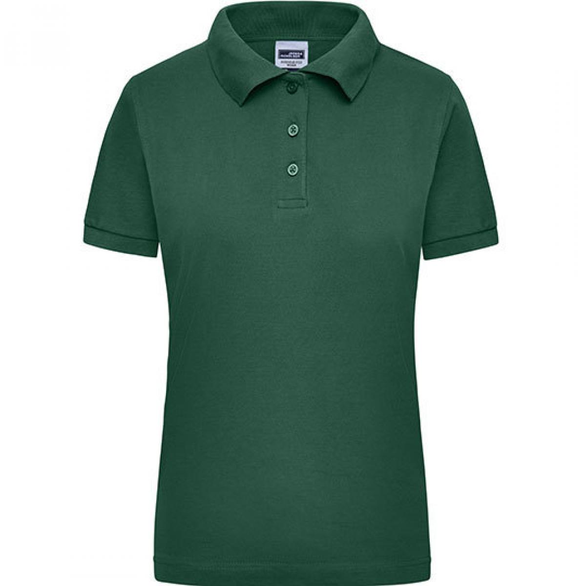 Hersteller: James+Nicholson Herstellernummer: JN 803 Artikelbezeichnung: Damen Workwear Polo / Trocknergeeignet Farbe: Dark Green