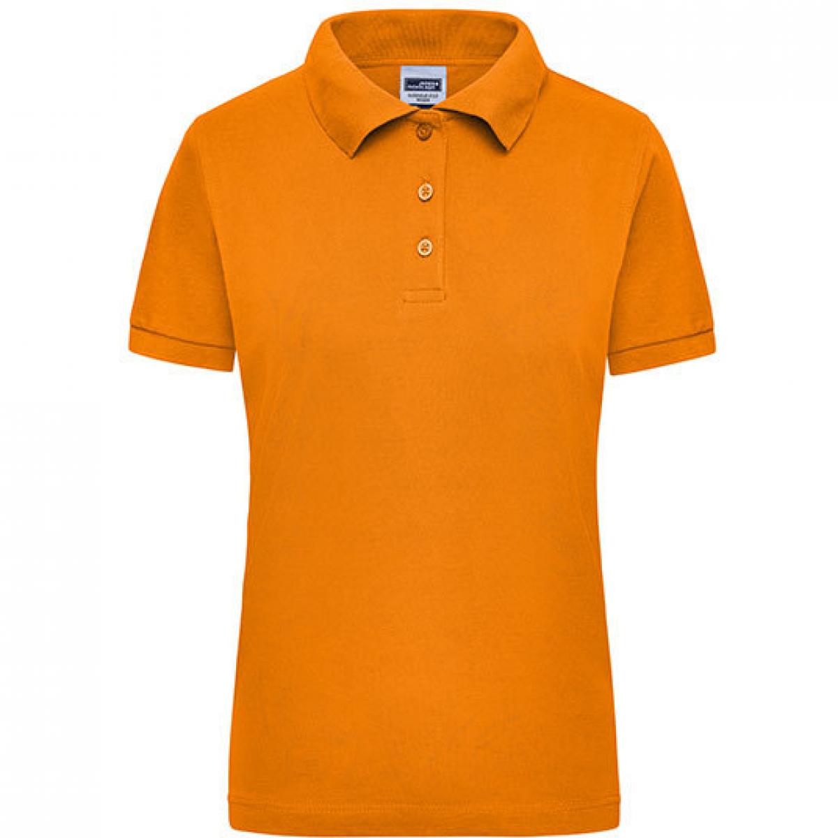 Hersteller: James+Nicholson Herstellernummer: JN 803 Artikelbezeichnung: Damen Workwear Polo / Trocknergeeignet Farbe: Orange