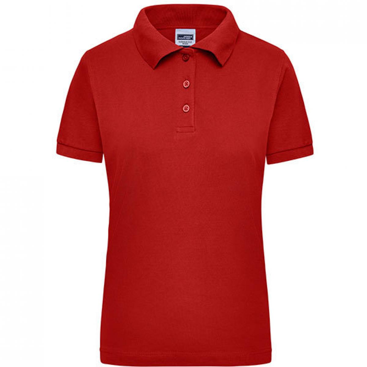 Hersteller: James+Nicholson Herstellernummer: JN 803 Artikelbezeichnung: Damen Workwear Polo / Trocknergeeignet Farbe: Red
