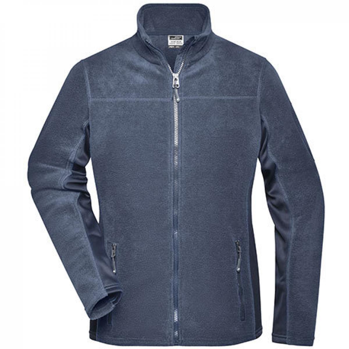 Hersteller: James+Nicholson Herstellernummer: JN841 Artikelbezeichnung: Damen‘ Workwear Fleece Jacket -STRONG- Farbe: Navy/Navy