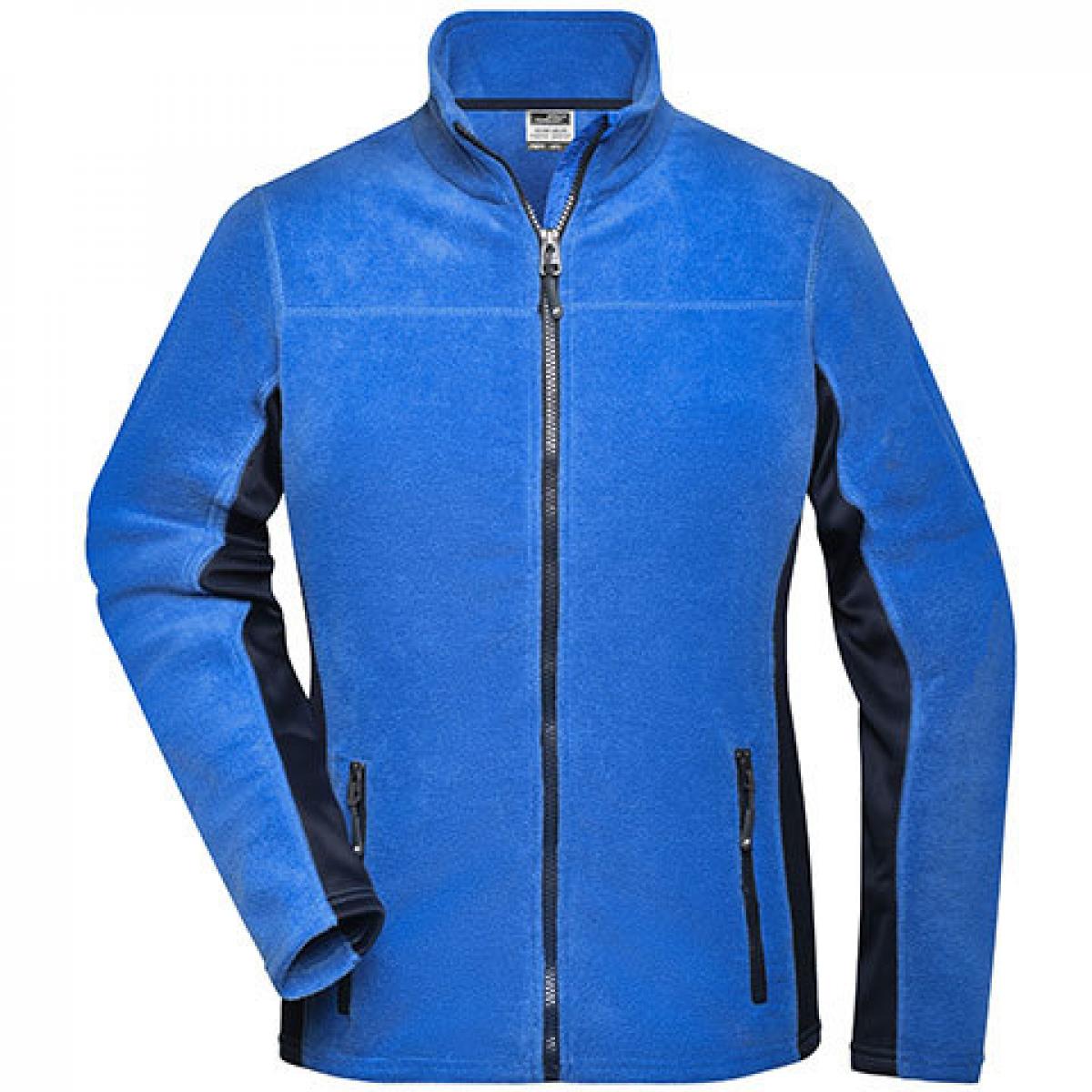 Hersteller: James+Nicholson Herstellernummer: JN841 Artikelbezeichnung: Damen‘ Workwear Fleece Jacket -STRONG- Farbe: Royal/Navy
