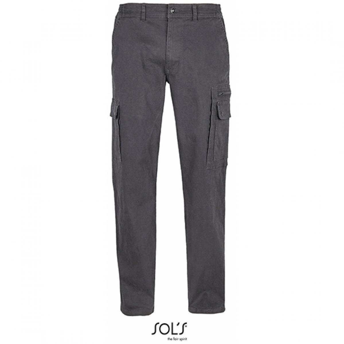 Hersteller: SOLs Herstellernummer: 03820 Artikelbezeichnung: Men´s Docker Pants - Herren Arbeitshose Farbe: Dark Grey (Solid)