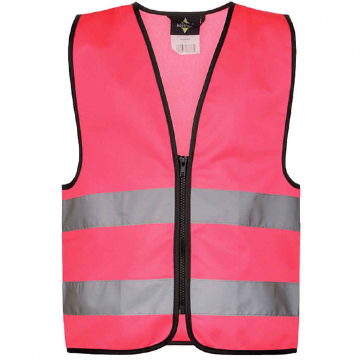 Hersteller: Korntex Herstellernummer: KWRX Artikelbezeichnung: Kinder Safety Vest for Kids with Zipper EN1150 Farbe: Neon Pink