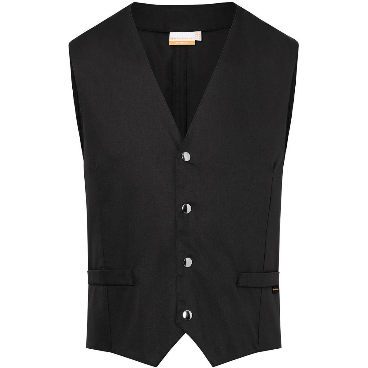 Hersteller: Karlowsky Herstellernummer: WM 2 Artikelbezeichnung: Men's Waistcoat Kai Industriewäsche tauglich Farbe: Black