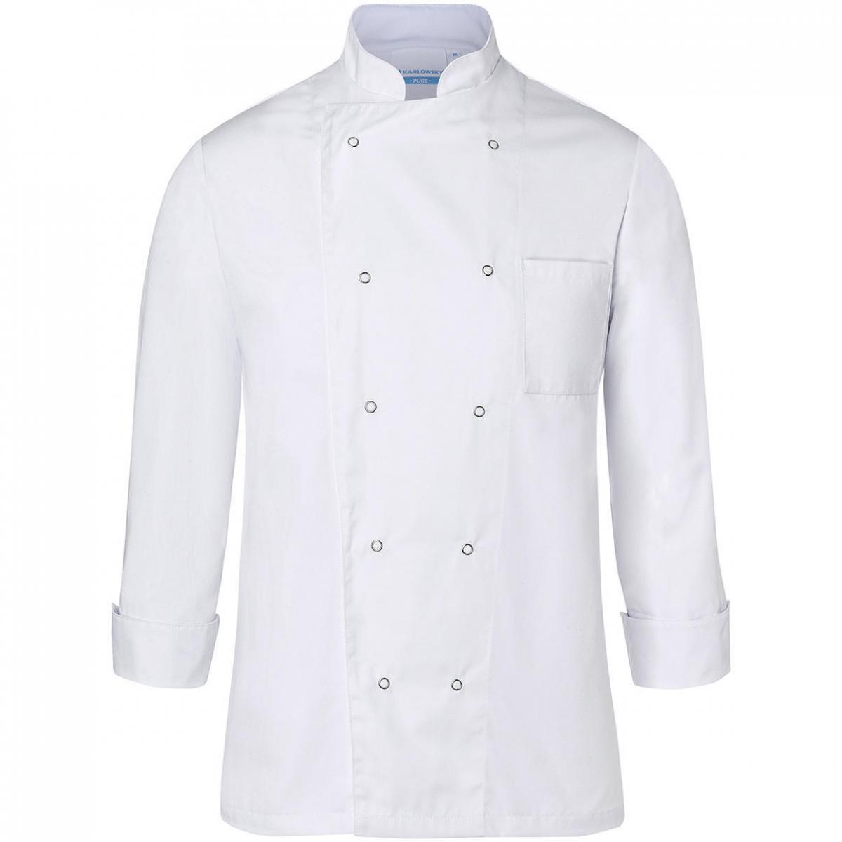 Hersteller: Karlowsky Herstellernummer: BJM 2 Artikelbezeichnung: Chef Jacket Basic Unisex Waschbar bis 60°C Farbe: White