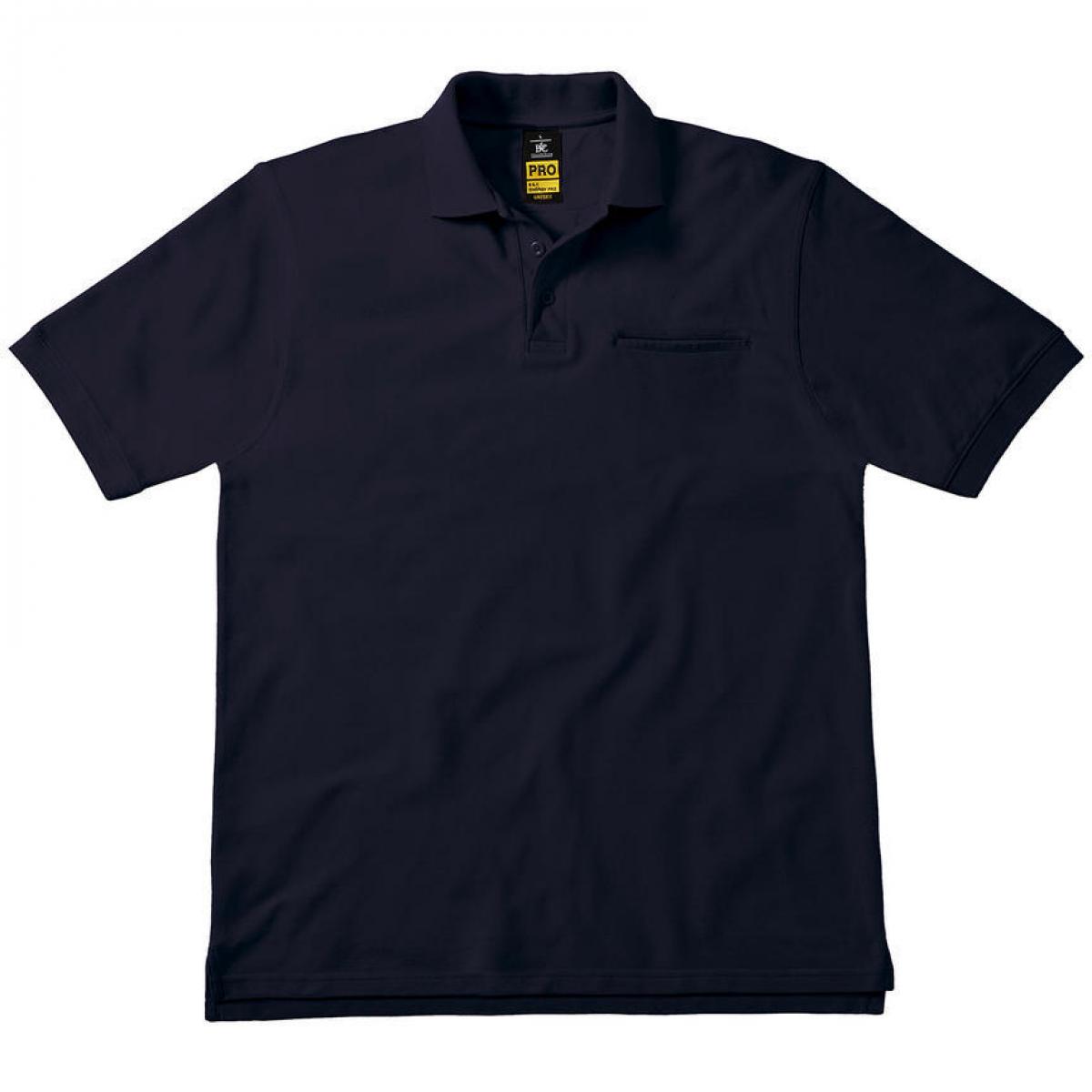 Hersteller: B&C Pro Collection Herstellernummer: PUC11 Artikelbezeichnung: Energy Pro Workwear Pocket Poloshirt für Herren Farbe: Navy