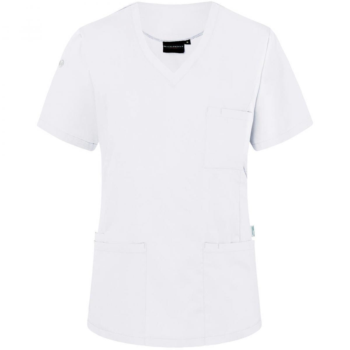 Hersteller: Karlowsky Herstellernummer: KS 66 Artikelbezeichnung: Ladies' Slip-on Tunic Essential Short Sl. - Schlupfhemd Farbe: White