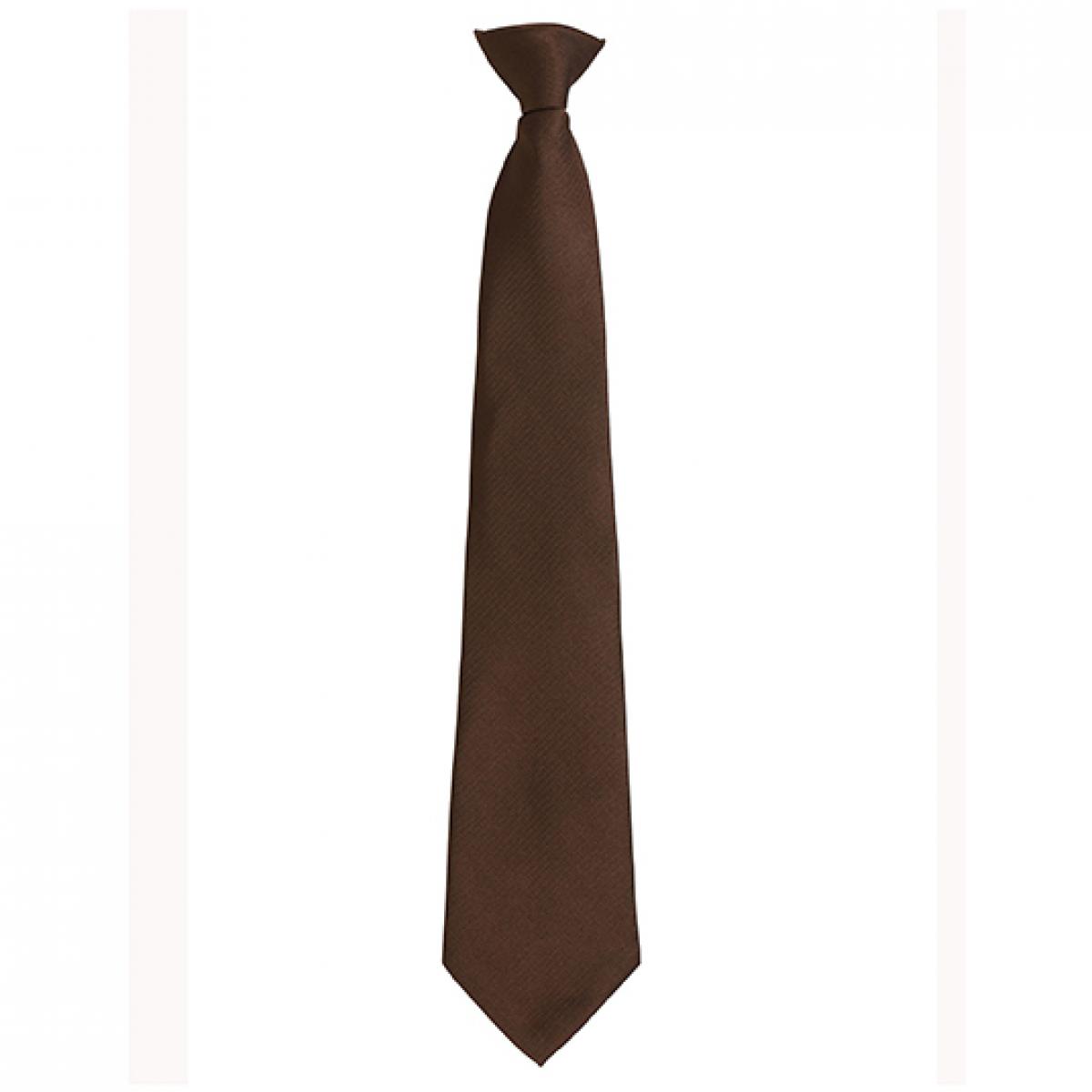 Hersteller: Premier Workwear Herstellernummer: PR785 Artikelbezeichnung: ´Colours´ Fashion Clip Tie Farbe: Brown (ca. Pantone 476)
