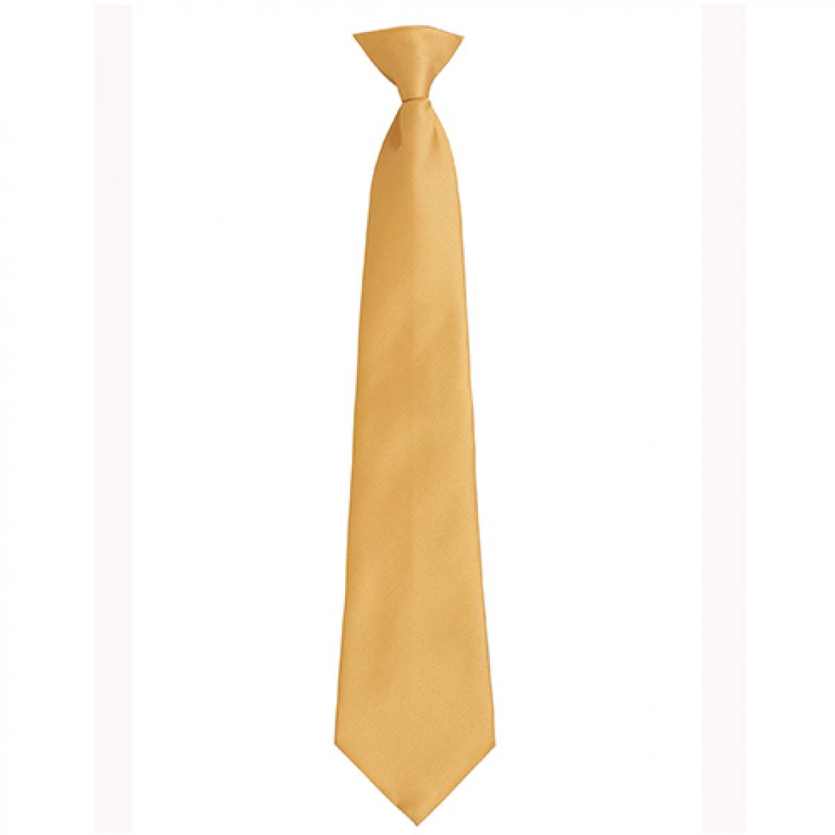 Hersteller: Premier Workwear Herstellernummer: PR785 Artikelbezeichnung: ´Colours´ Fashion Clip Tie Farbe: Gold (ca. Pantone 7499C)