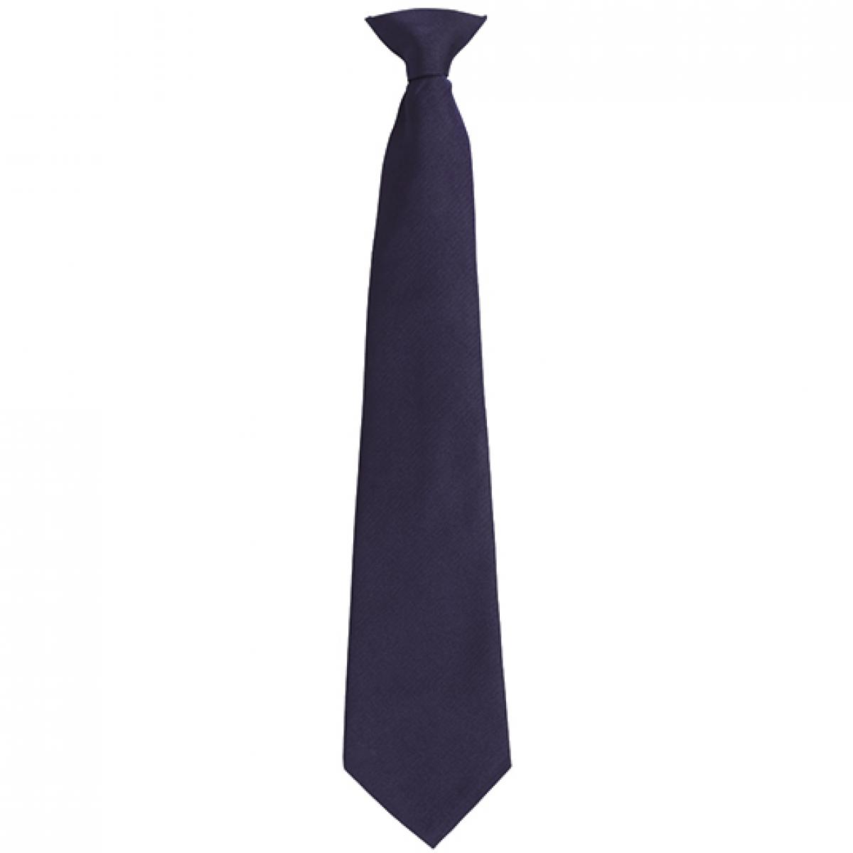 Hersteller: Premier Workwear Herstellernummer: PR785 Artikelbezeichnung: ´Colours´ Fashion Clip Tie Farbe: Navy (ca. Pantone 533C)