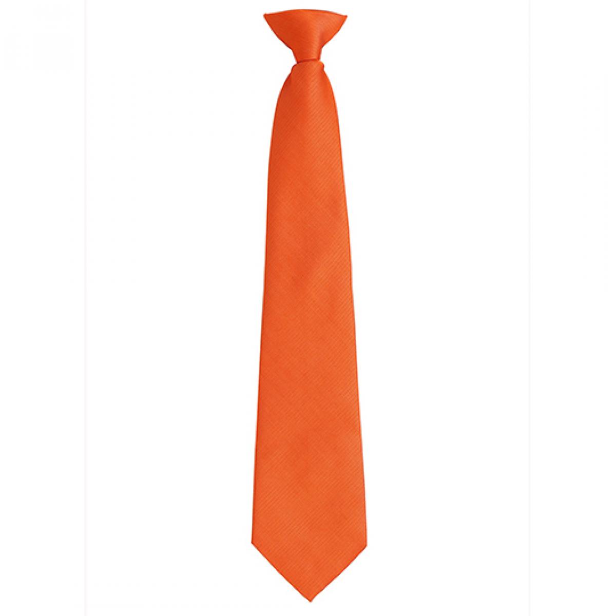 Hersteller: Premier Workwear Herstellernummer: PR785 Artikelbezeichnung: ´Colours´ Fashion Clip Tie Farbe: Orange (ca. Pantone 1495C)