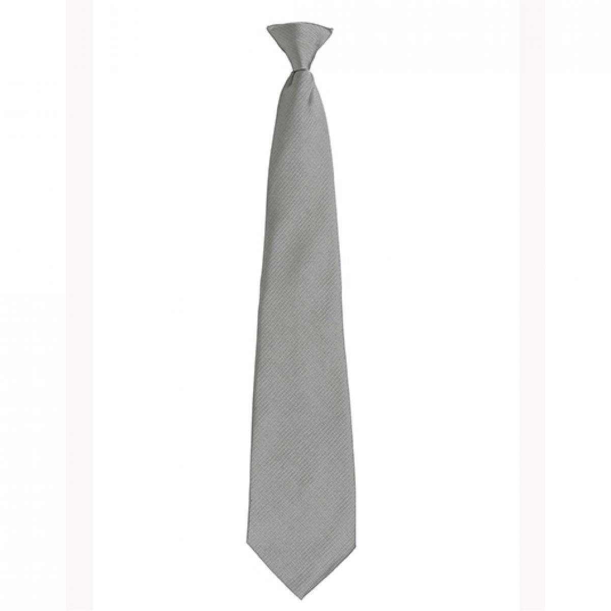 Hersteller: Premier Workwear Herstellernummer: PR785 Artikelbezeichnung: ´Colours´ Fashion Clip Tie Farbe: Pale Grey (Silver) (ca. Pantone 420 C)
