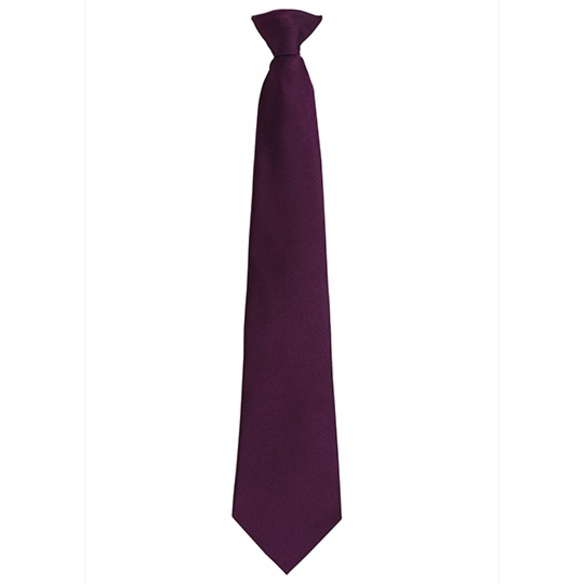 Hersteller: Premier Workwear Herstellernummer: PR785 Artikelbezeichnung: ´Colours´ Fashion Clip Tie Farbe: Purple (ca. Pantone 518C)