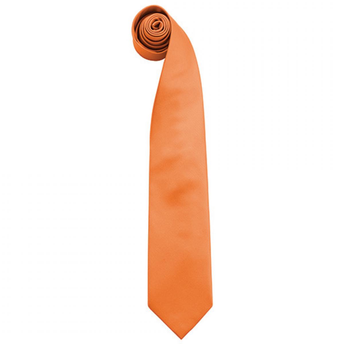 Hersteller: Premier Workwear Herstellernummer: PR765 Artikelbezeichnung: Krawatte Uni-Fashion / Colours Farbe: Orange (ca. Pantone 1495C)