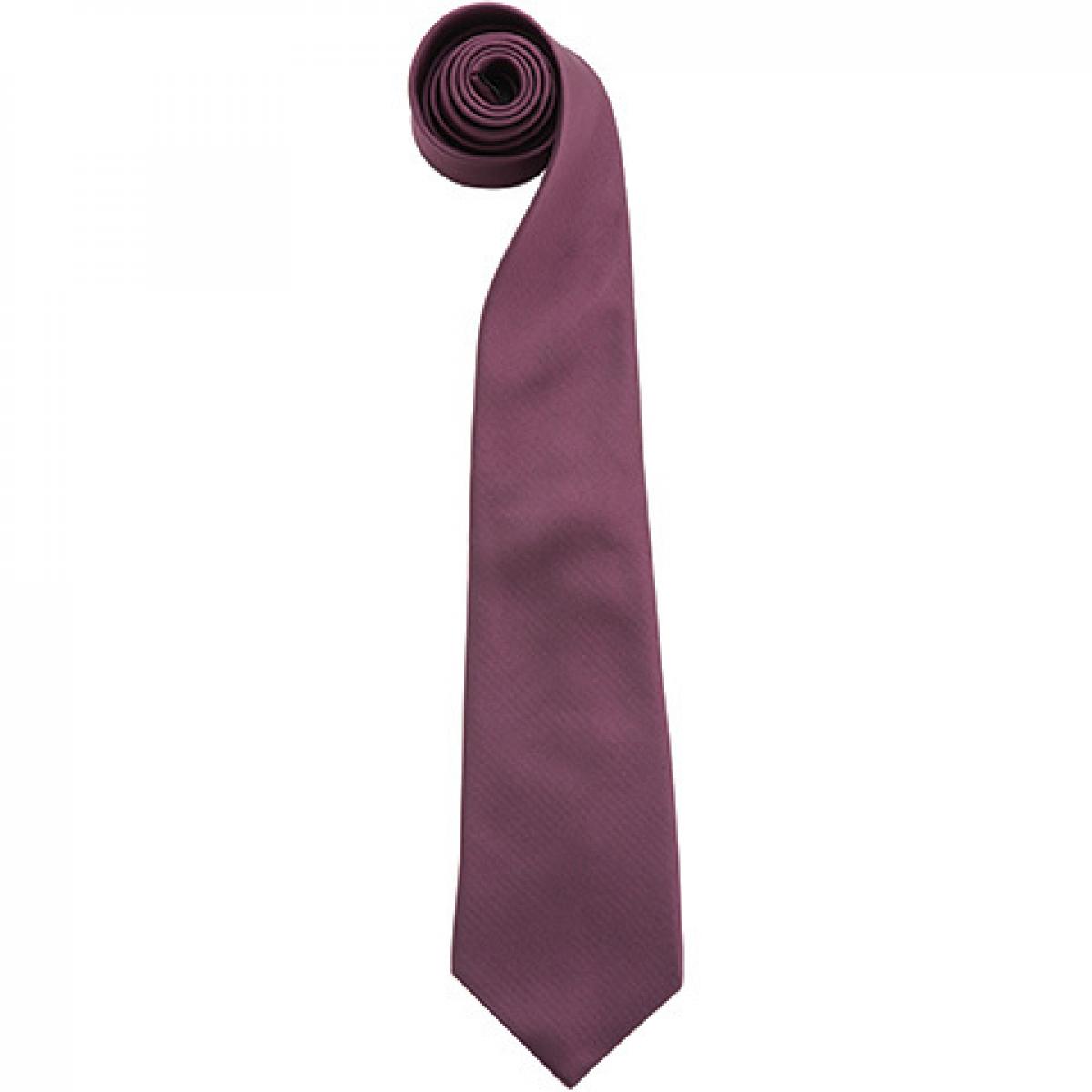 Hersteller: Premier Workwear Herstellernummer: PR765 Artikelbezeichnung: Krawatte Uni-Fashion / Colours Farbe: Purple (ca. Pantone 518C)
