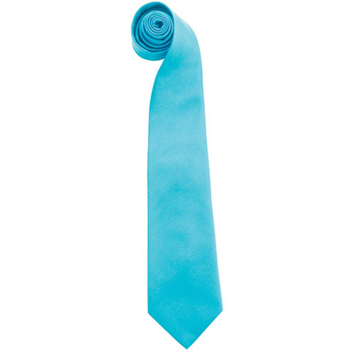 Hersteller: Premier Workwear Herstellernummer: PR765 Artikelbezeichnung: Krawatte Uni-Fashion / Colours Farbe: Turquoise (ca. Pantone 7710C)