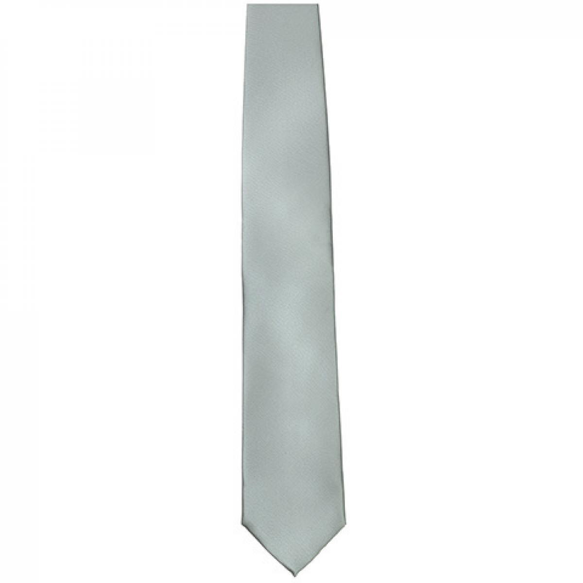 Hersteller: TYTO Herstellernummer: TT901 Artikelbezeichnung: Satin Tie / 144 x 8,5cm /  Zu 100% von Hand genäht Farbe: Silver