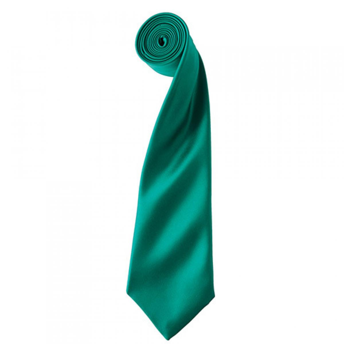 Hersteller: Premier Workwear Herstellernummer: PR750 Artikelbezeichnung: Satin Tie ´Colours´ / 144 x 8,5 cm Farbe: Emerald (ca. Pantone 341)