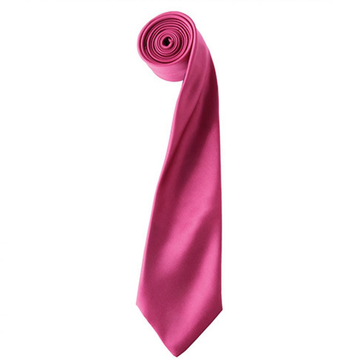 Hersteller: Premier Workwear Herstellernummer: PR750 Artikelbezeichnung: Satin Tie ´Colours´ / 144 x 8,5 cm Farbe: Hot Pink (ca. Pantone 214c)