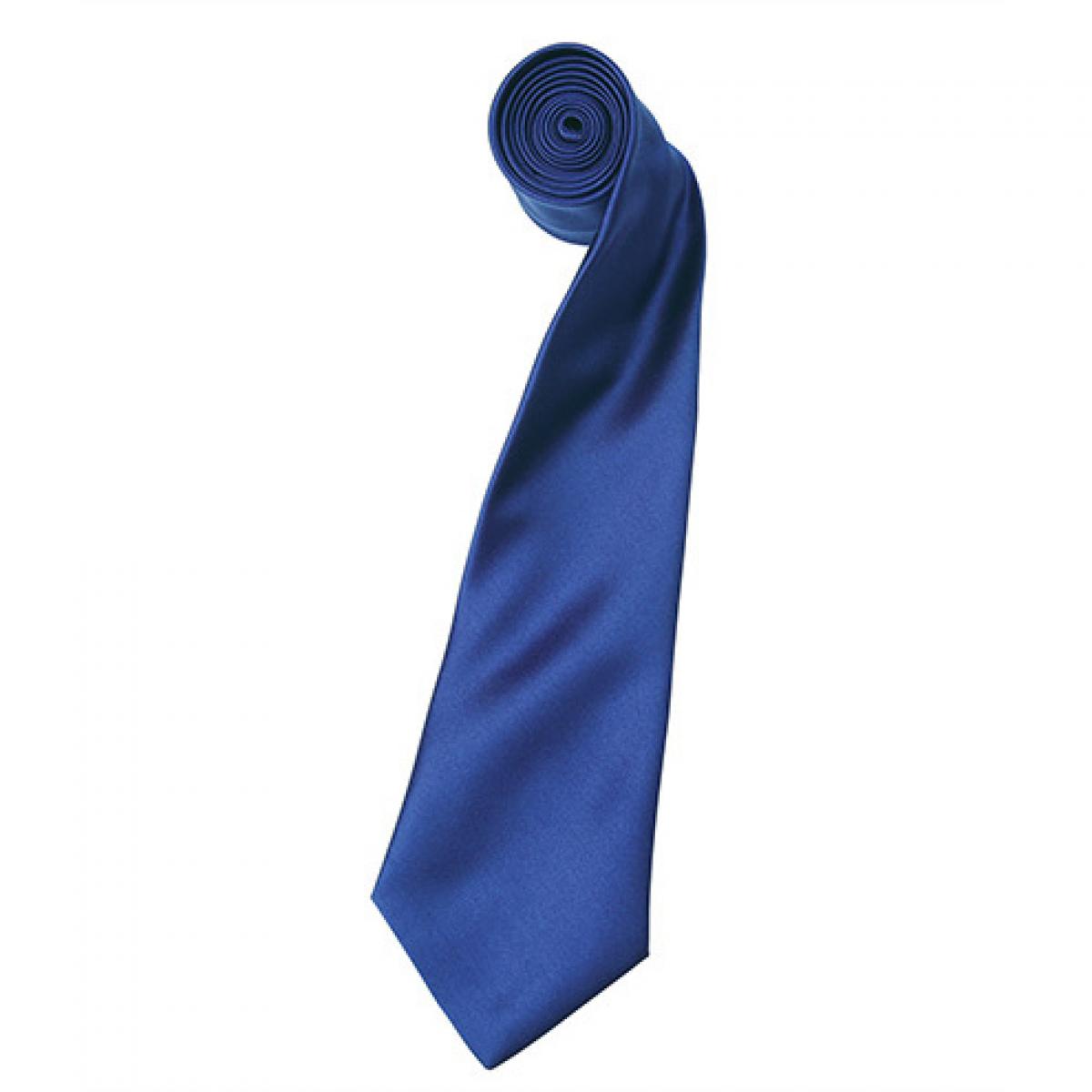 Hersteller: Premier Workwear Herstellernummer: PR750 Artikelbezeichnung: Satin Tie ´Colours´ / 144 x 8,5 cm Farbe: Marine Blue (ca. Pantone 281)
