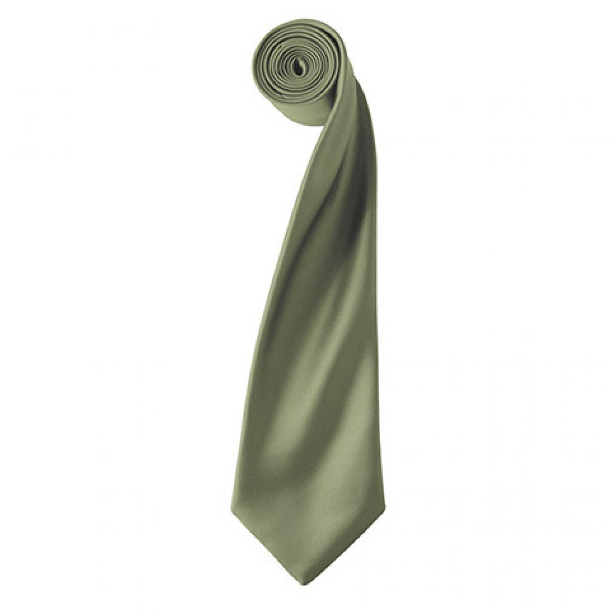 Hersteller: Premier Workwear Herstellernummer: PR750 Artikelbezeichnung: Satin Tie ´Colours´ / 144 x 8,5 cm Farbe: Olive (ca. Pantone 378)