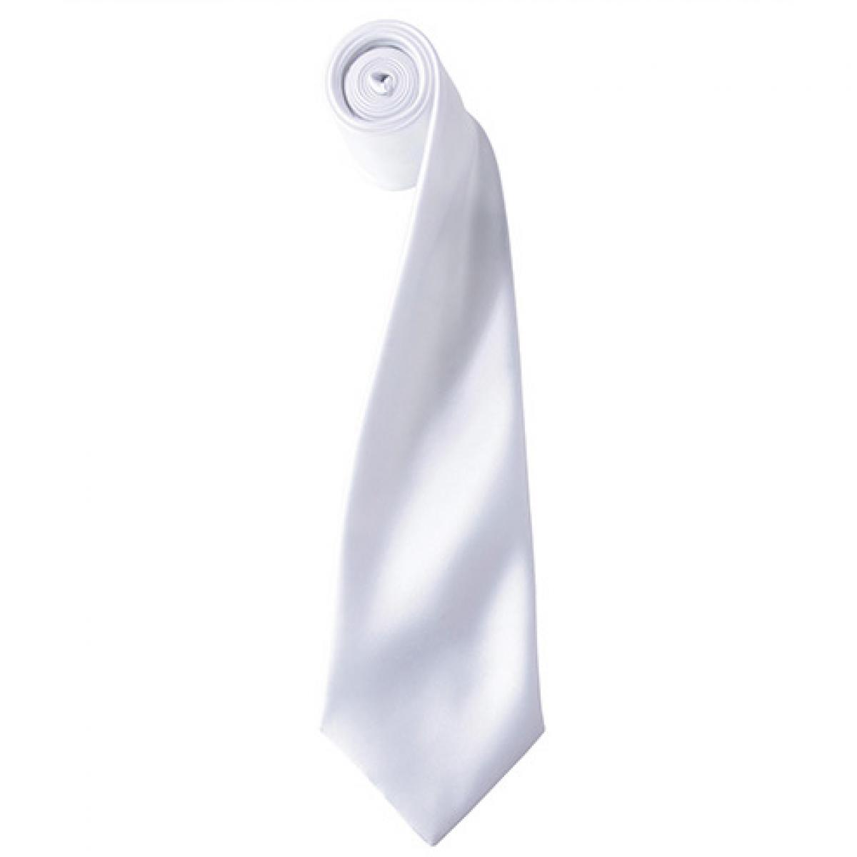 Hersteller: Premier Workwear Herstellernummer: PR750 Artikelbezeichnung: Satin Tie ´Colours´ / 144 x 8,5 cm Farbe: White