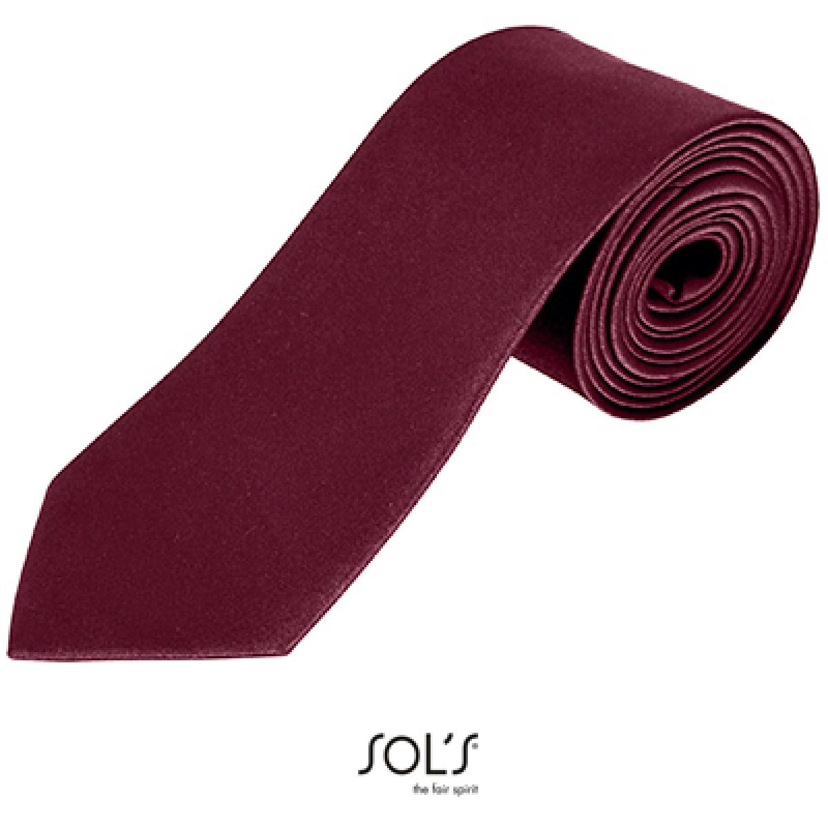 Hersteller: SOLs Herstellernummer: 02932 Artikelbezeichnung: Herren Krawatte Garner Tie - Länge: 150 cm, Breite: 7 cm" Farbe: Burgundy