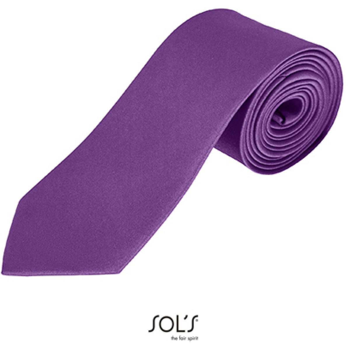 Hersteller: SOLs Herstellernummer: 02932 Artikelbezeichnung: Herren Krawatte Garner Tie - Länge: 150 cm, Breite: 7 cm" Farbe: Dark Purple