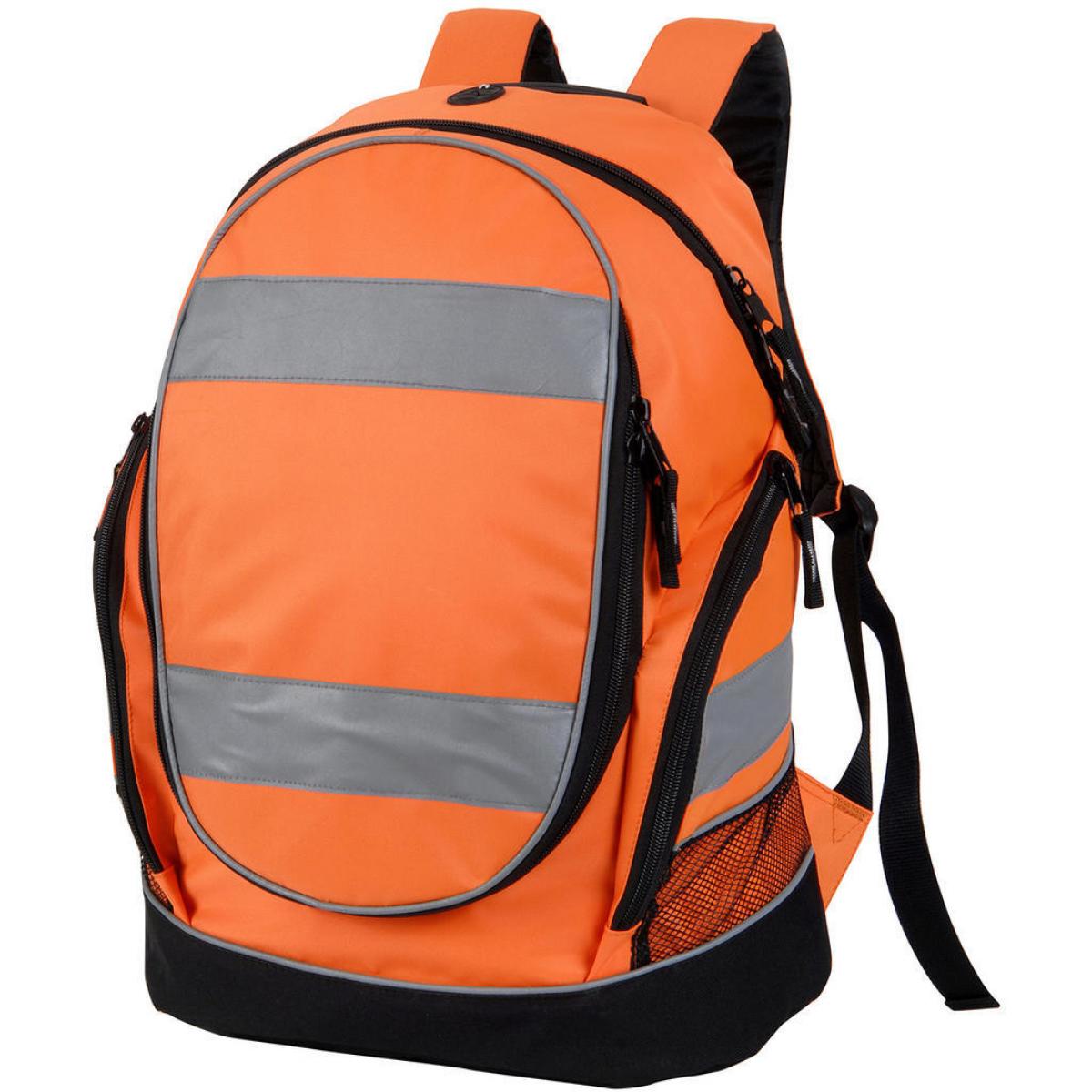 Hersteller: Shugon Herstellernummer: SH8001 Artikelbezeichnung: Hi-Vis Backpack 28 x 42 x 15 cm Farbe: Hi-Vis Orange/Black