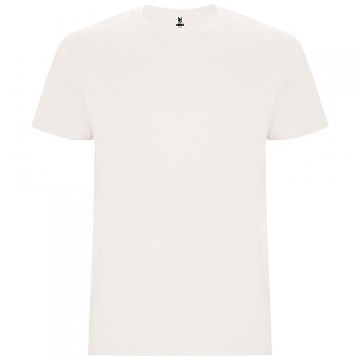 Hersteller: Roly Herstellernummer: CA6681 Artikelbezeichnung: Stafford T-Shirt - Doppellagiger Rundhalskragen Farbe: Vintage White 132