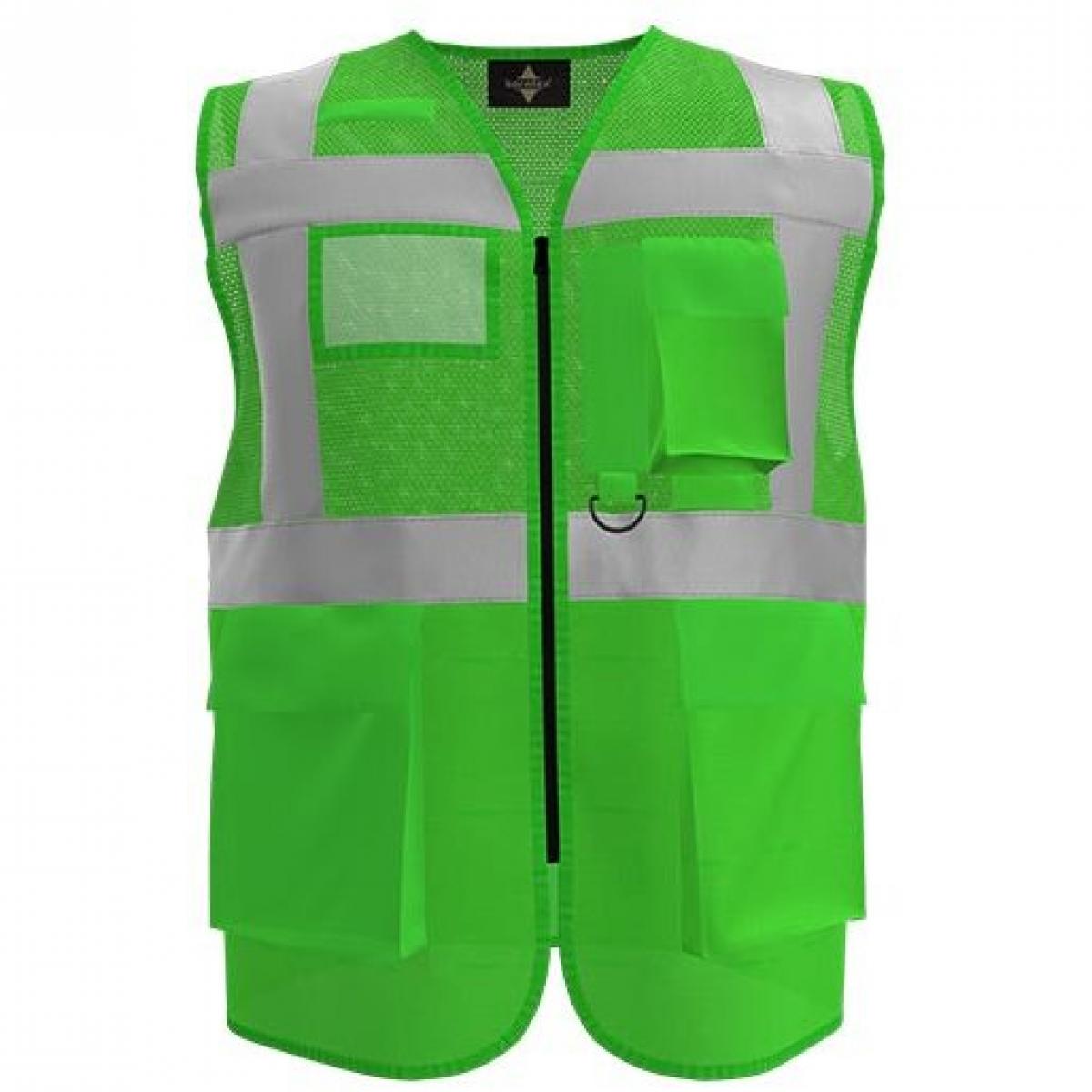 Hersteller: Korntex Herstellernummer: KXEXQ Artikelbezeichnung: Multifunkitons-Warnweste Mesh Multifunction Vest Farbe: Green