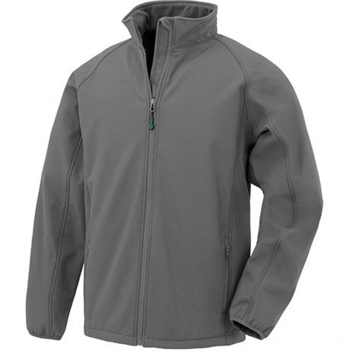 Hersteller: Result Genuine Recycled Herstellernummer: R901M Artikelbezeichnung: Mens Recycled 2-Layer Printable Softshell Jacket Farbe: Workguard Grey