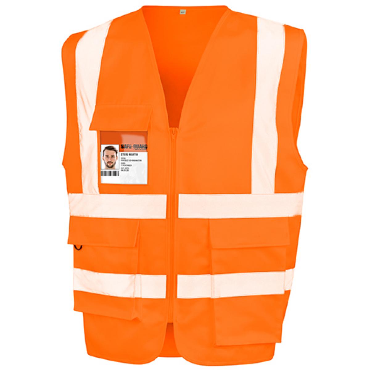 Hersteller: Result Safe-Guard Herstellernummer: R477X Artikelbezeichnung: Heavy Duty Polycotton Security Vest - Sicherheitsweste Farbe: Fluorescent Orange