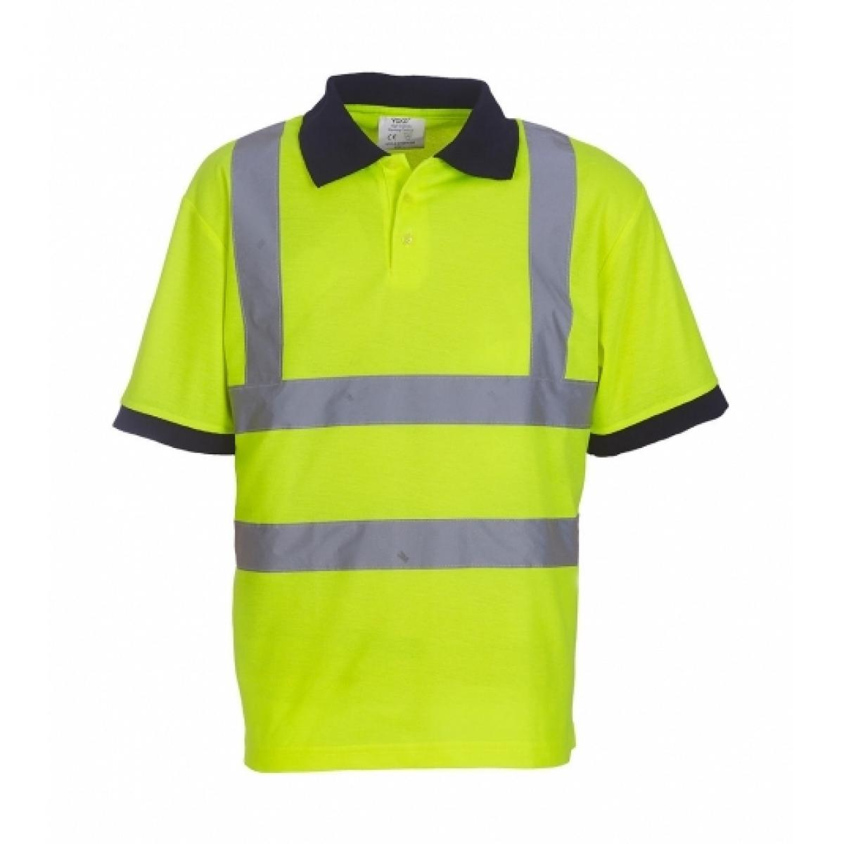 Hersteller: YOKO Herstellernummer: HVJ210 Artikelbezeichnung: Herren Sicherheits Polo Shirt EN ISO 20471 bis 6XL Farbe: Hi-Vis Yellow