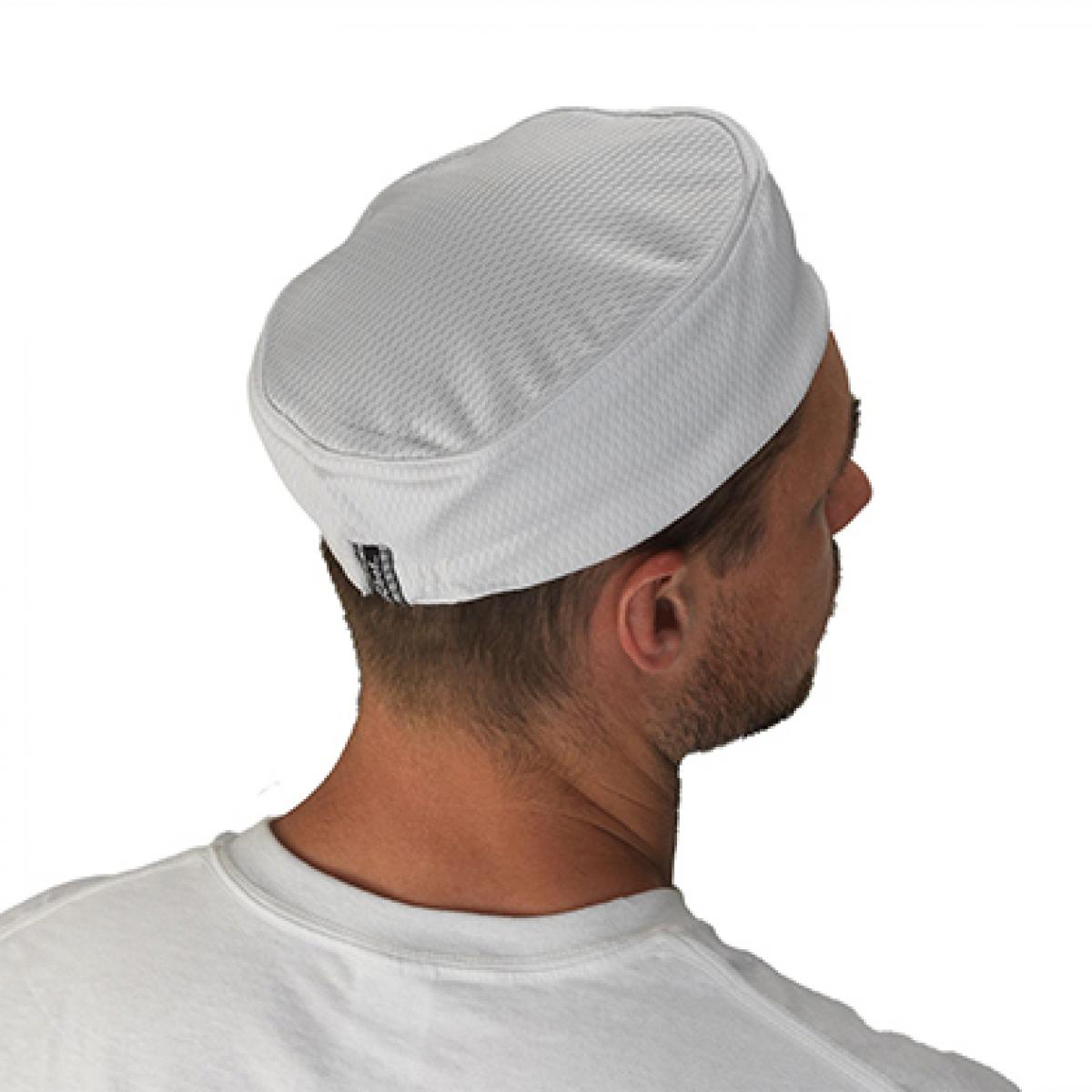 Hersteller: Le Chef Herstellernummer: DF14 Artikelbezeichnung: Kochmütze Staycool Skull Cap Farbe: White